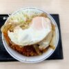Sauce cutlet bowl/Katsuya cold soba noodles with simmered pork cutlet/Katsudon